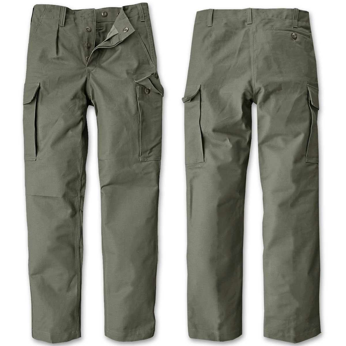 Original german army Bundeswehr  pants  oliv moleskin  NEW item Size: 34/32=M