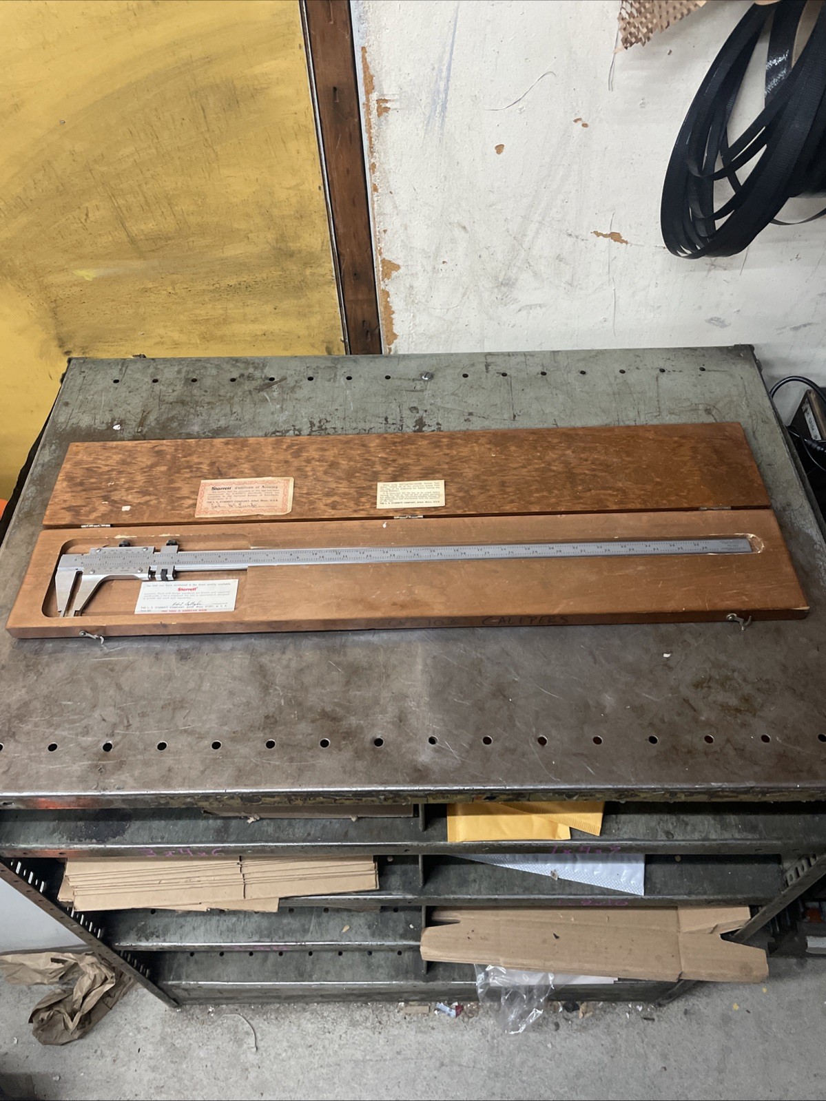 Starrett No 123 26” Master Vernier Caliper Hardened And Stabilized Master Bar