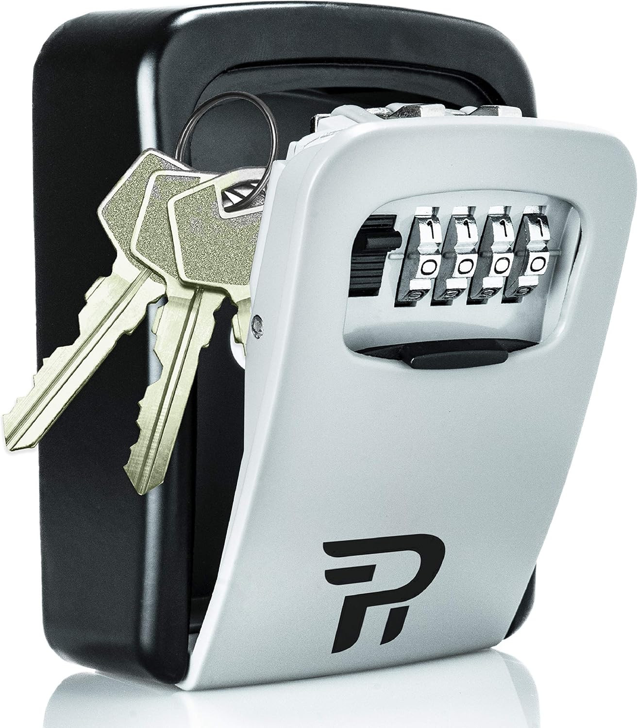 Lock Box for Keys with Code - Wall Mount Spare Key Lockbox Outdoor - Combination