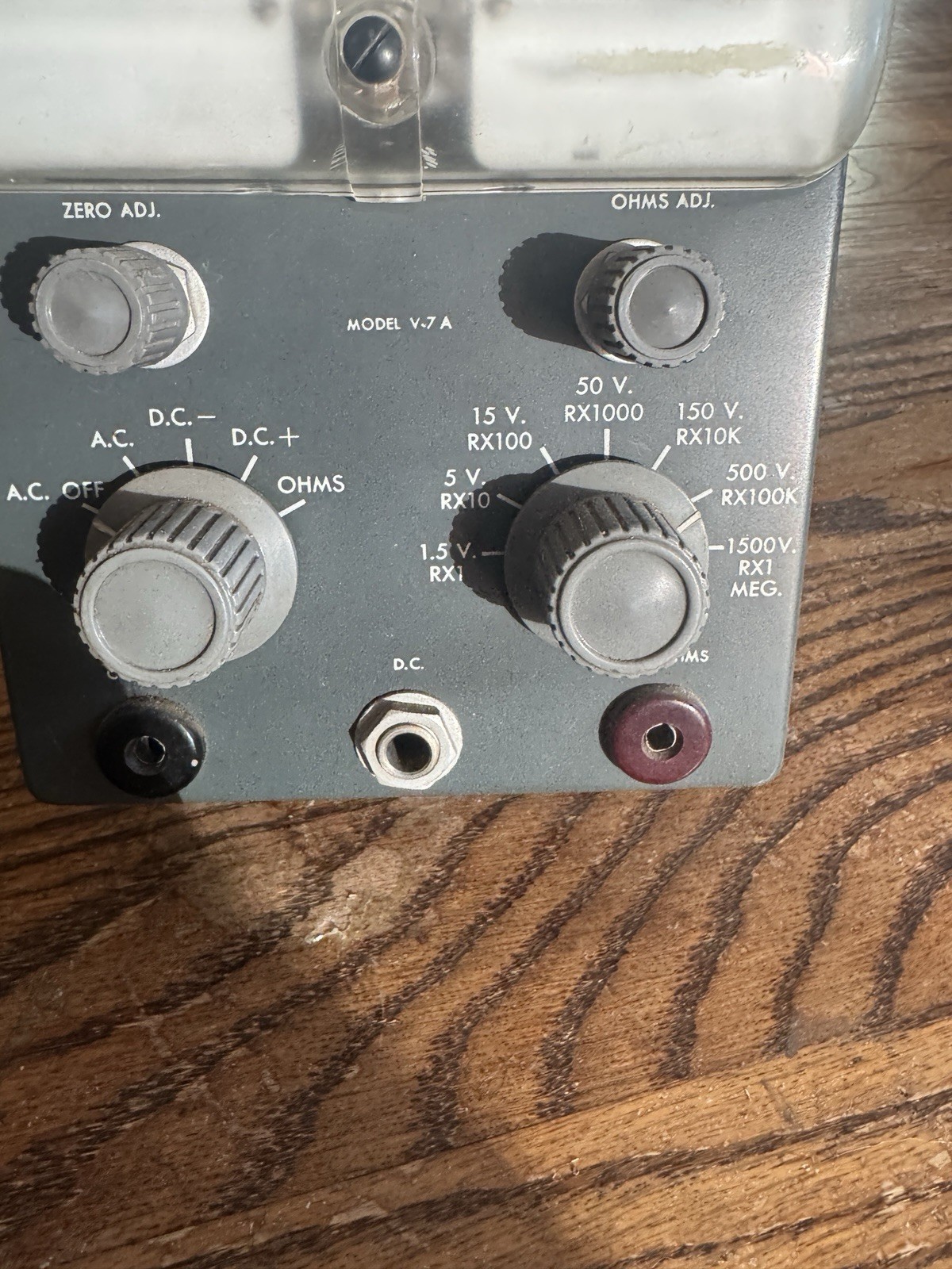 Heathkit Vacuum Tube Voltmeter Model V-7A MISSING PROBES