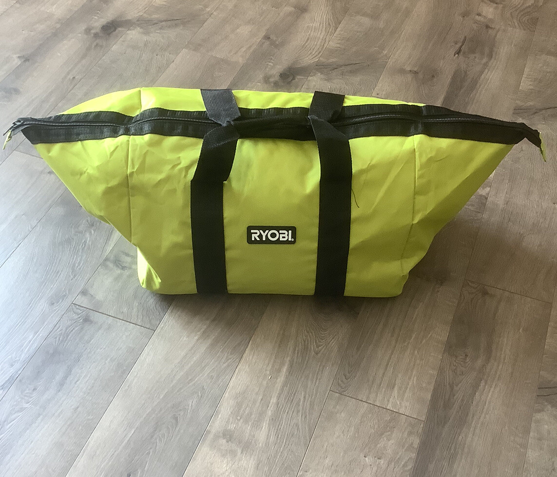 Ryobi Contractor Bag Heavy Duty Canvas Wide Mouth Tool Bag 18x12x14 NEW (C1)