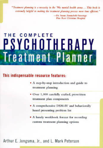 The Complete Psychotherapy Treatment Planner (Series in Clinical Psycholo - GOOD