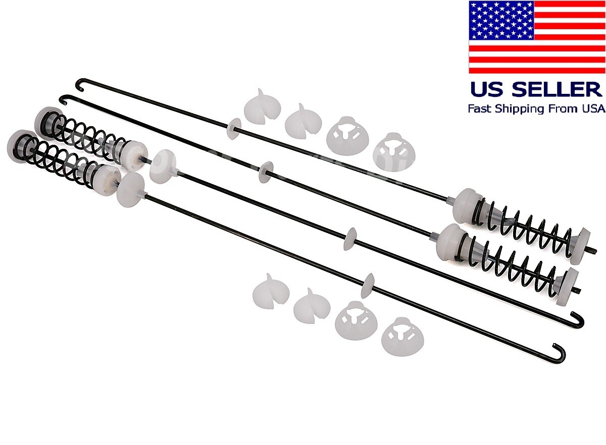 W10780048 Washing Machine Suspension Rods Kit (4 Packs) for Whirlpool Kenmore