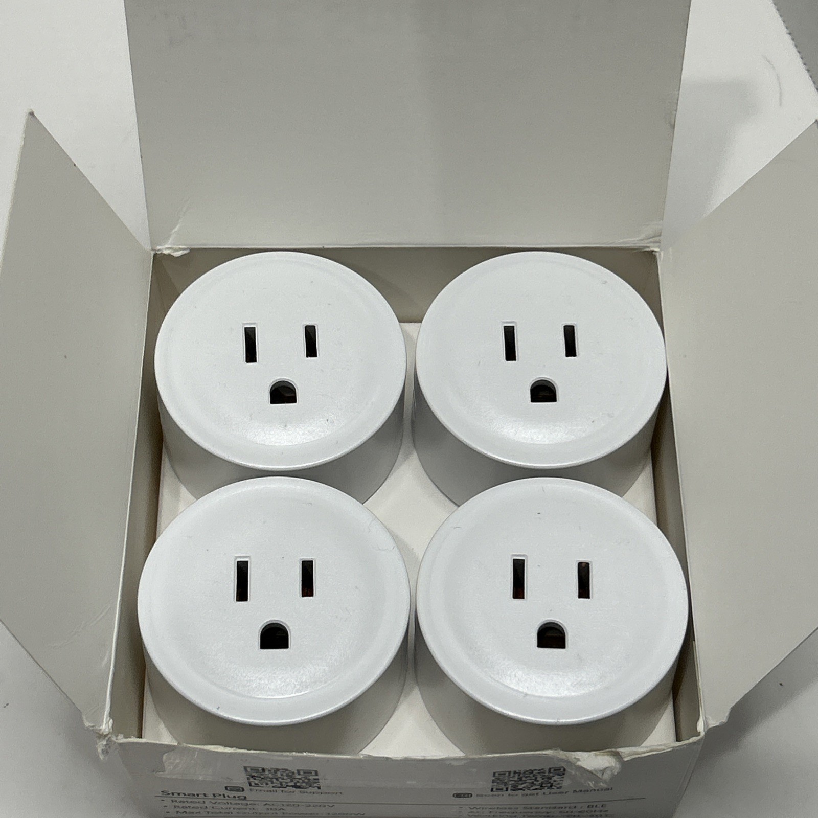 BLE Smart Plug Compatible with Amazon Alexa Echo Pack of 4