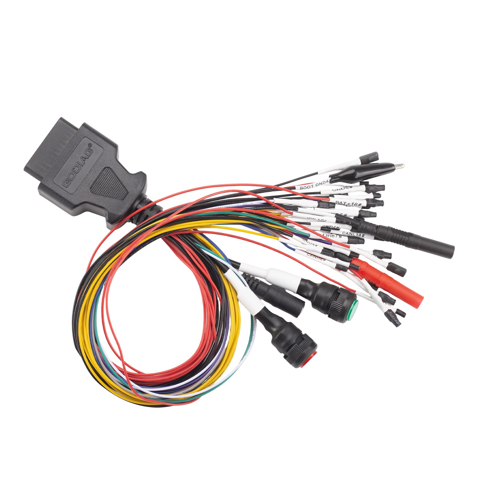 GODIAG Breakout Tricore Cable Full Protocol OBD2 Jumper Cable Pinout Cable