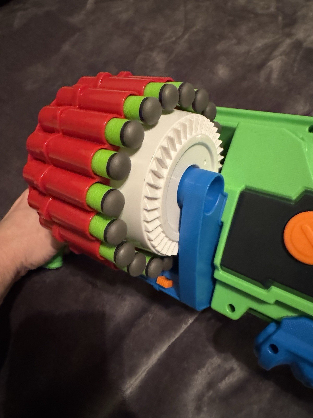 Adventure Force Decimator Double Drum Blaster Excellent Ammo Included