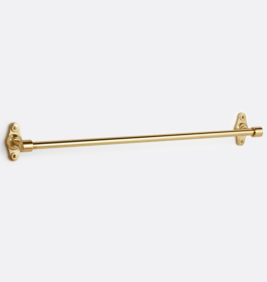 NIB Rejuvenation 24" TOLSON Towel Bar/ Pot Rail Kitchen - Aged Brass Finish