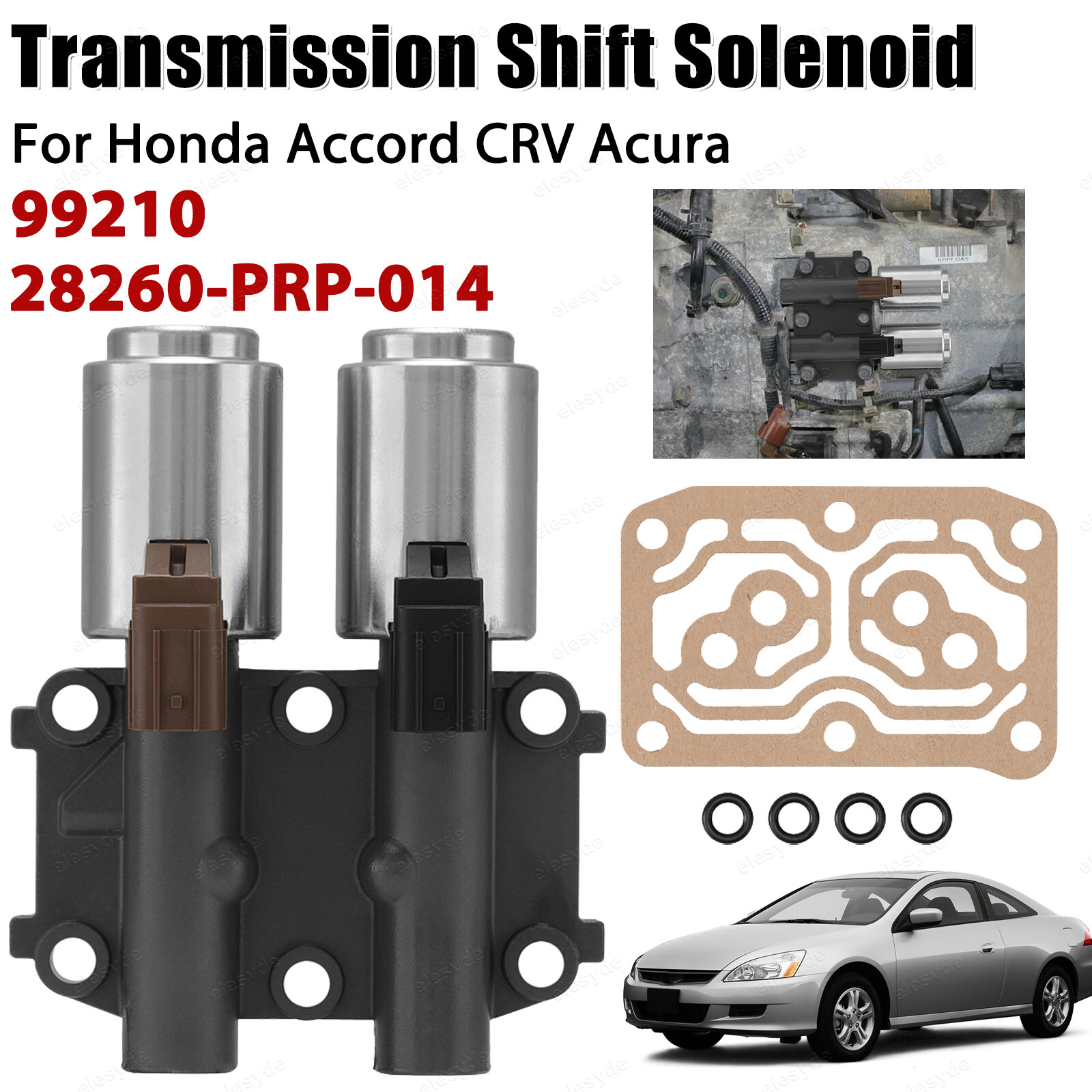Transmission Dual Linear Shift Solenoid 28260-PRP-014 For Honda Accord CRV Acura