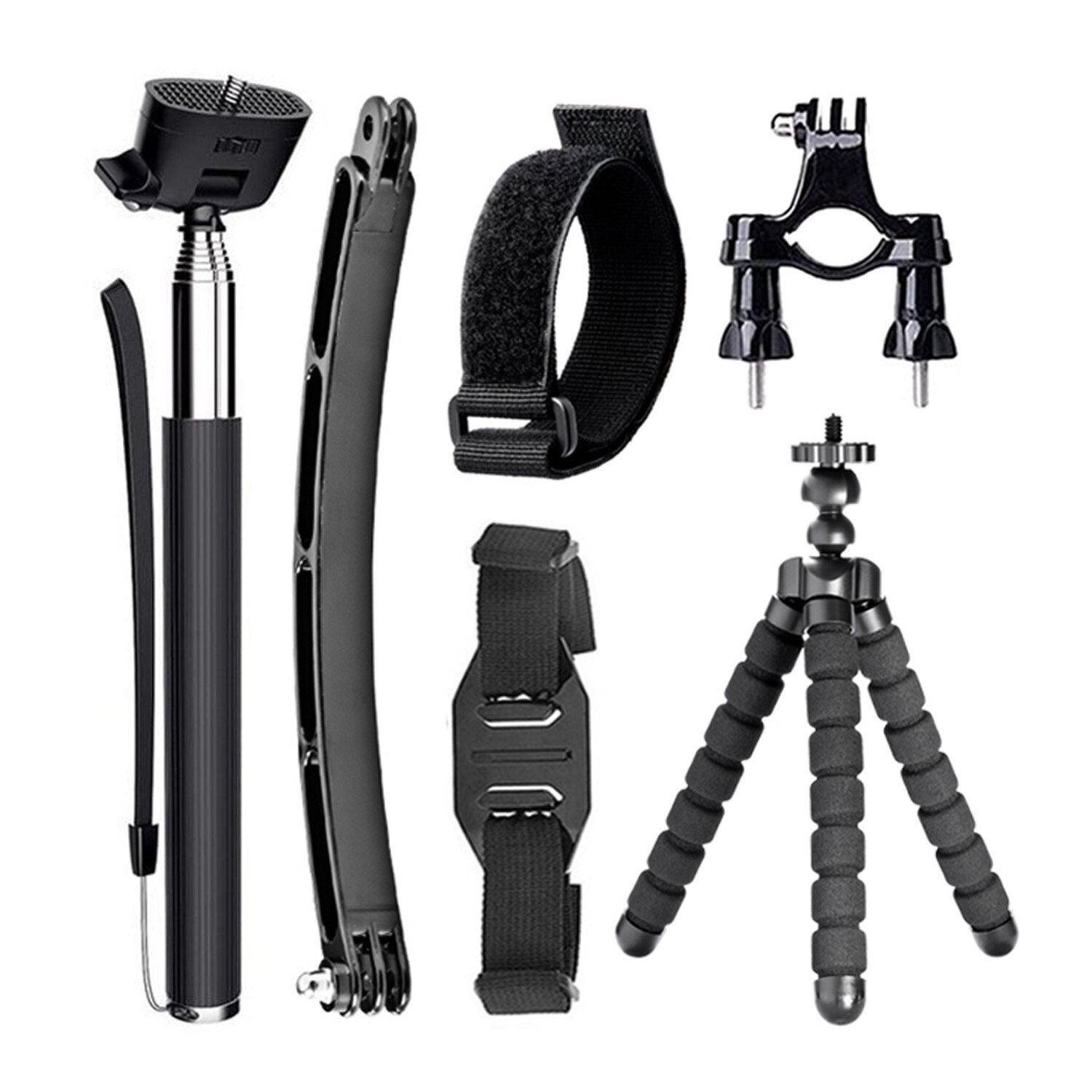 Koah 50-In-1 Action Camera Accessory Kit Compatible with GoPro