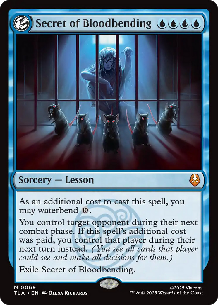 x1 Secret of Bloodbending TLA Avatar MTG 69 M/NM 1x