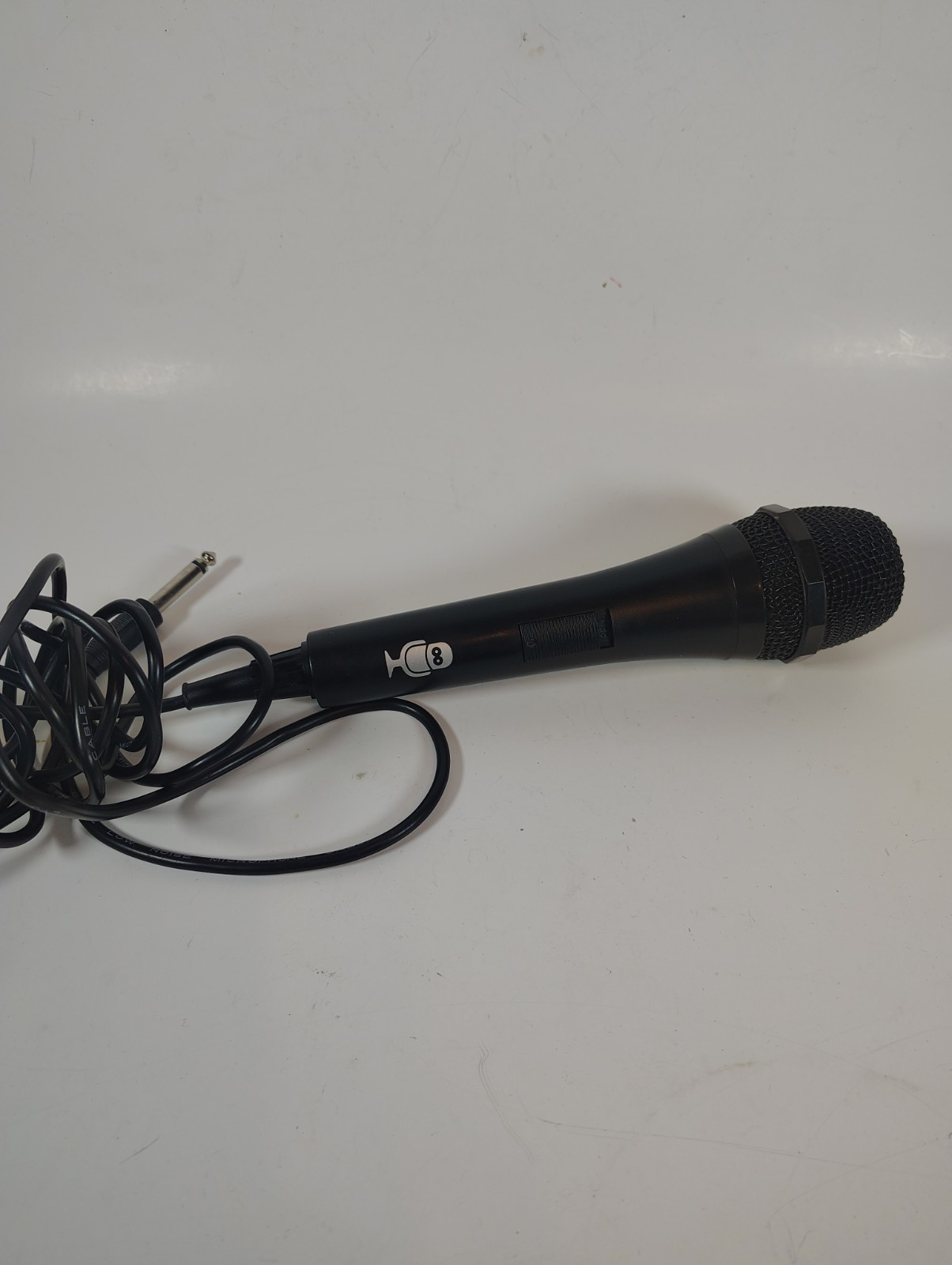 Wired Karaoke Microphone Black Handheld Mic 1/4" Plug On Off Switch