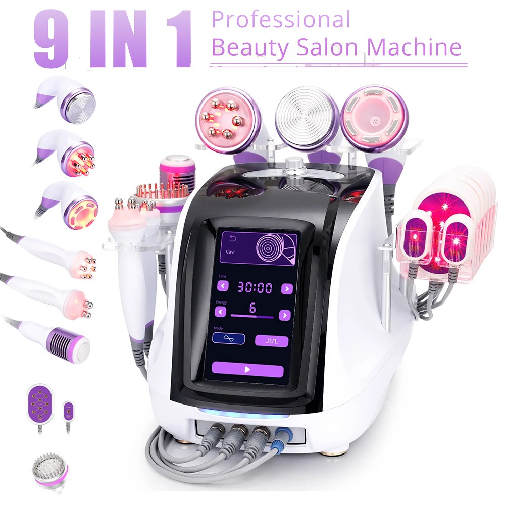 9 in 1 Multifunction Beauty Machine for Body Massage Facial Skin Care Salon Use