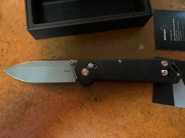 BOKER PLUS  Kihon DC EDC Knife 3.23" D2 Blade GFN Handle - 01BO800 NEW