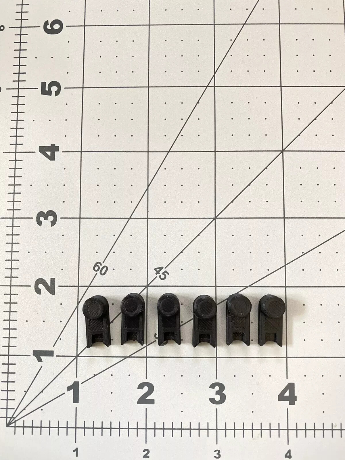 Length Of Pull Limiter LOP Set Of 6 3D Printed BLACK