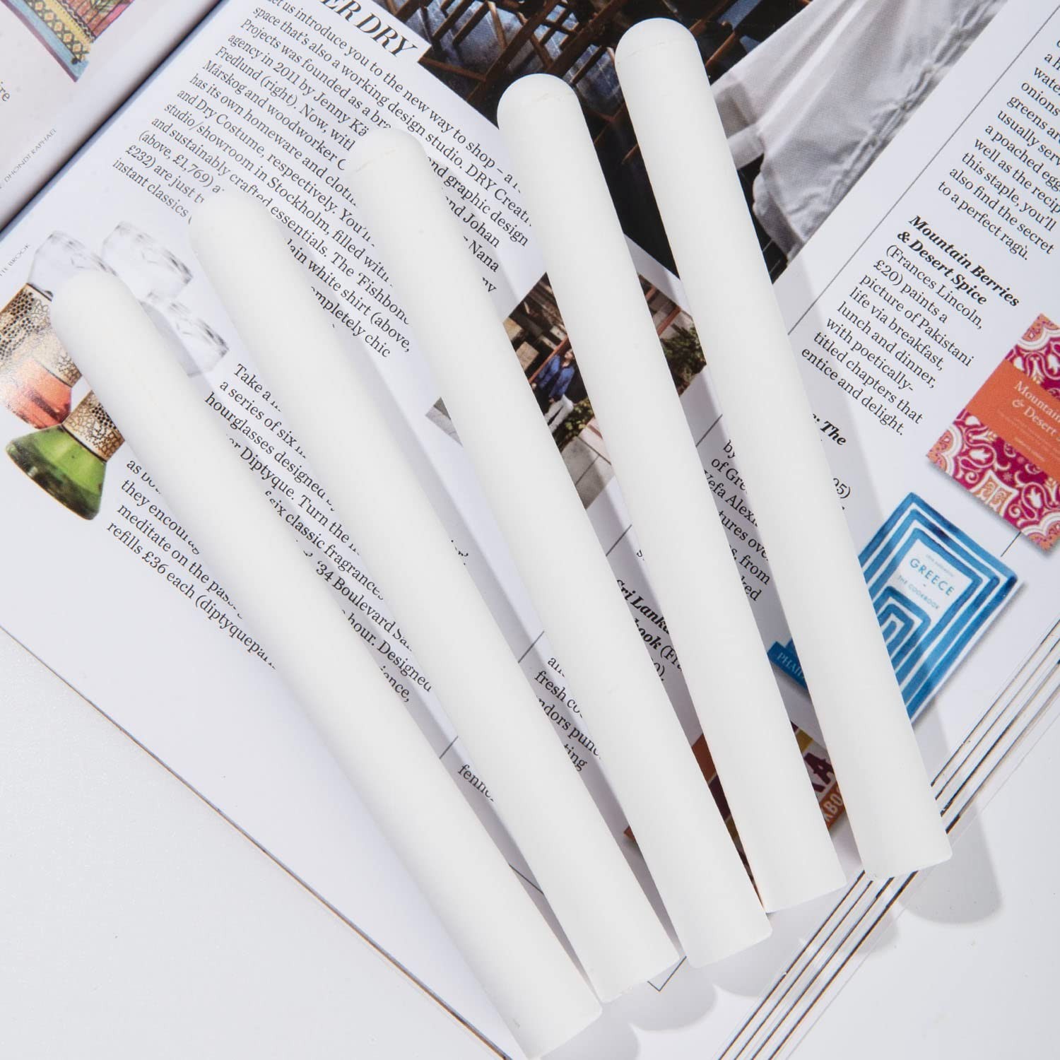 Natural Diatom Drying Stick Set - 5 Pcs for Deodorization and Rust Reduction