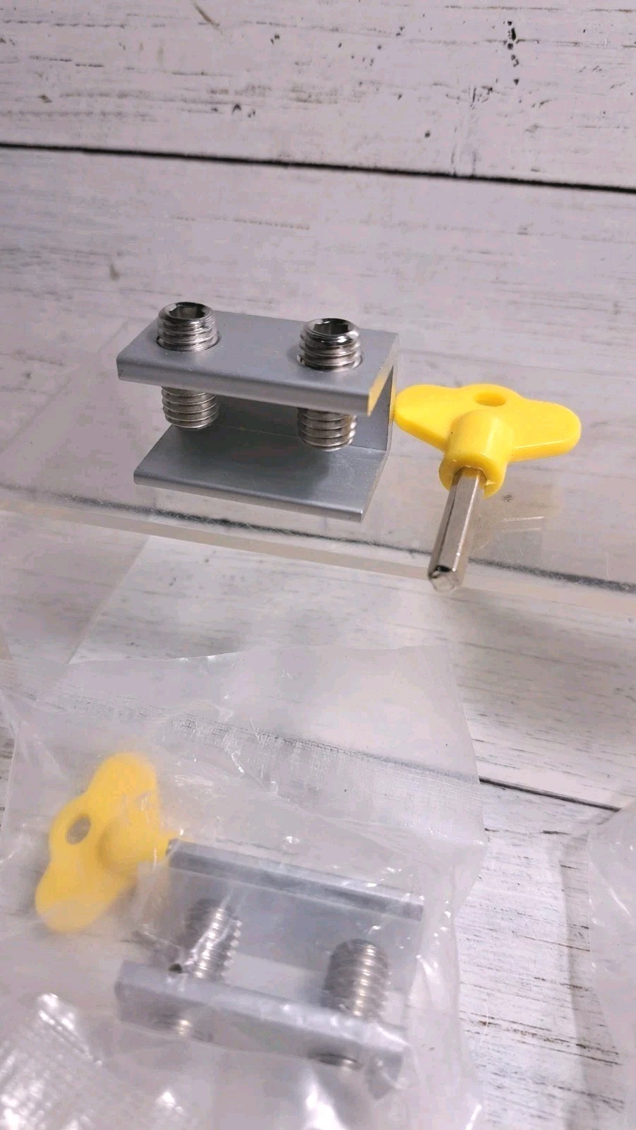 Window Stopper Security Lock with Key Adjustable Slide Easy Installation 9 Pack