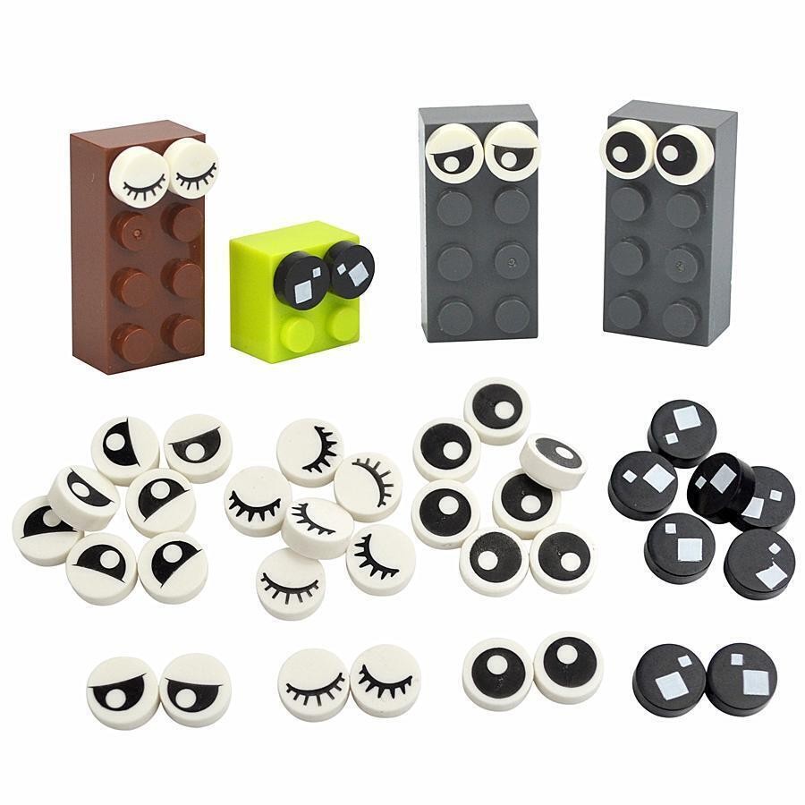 ☀️ New! 1x1 Eye Bricks Plates Tiles Bulk Lot 40x U Pick Parts Pieces for Lego