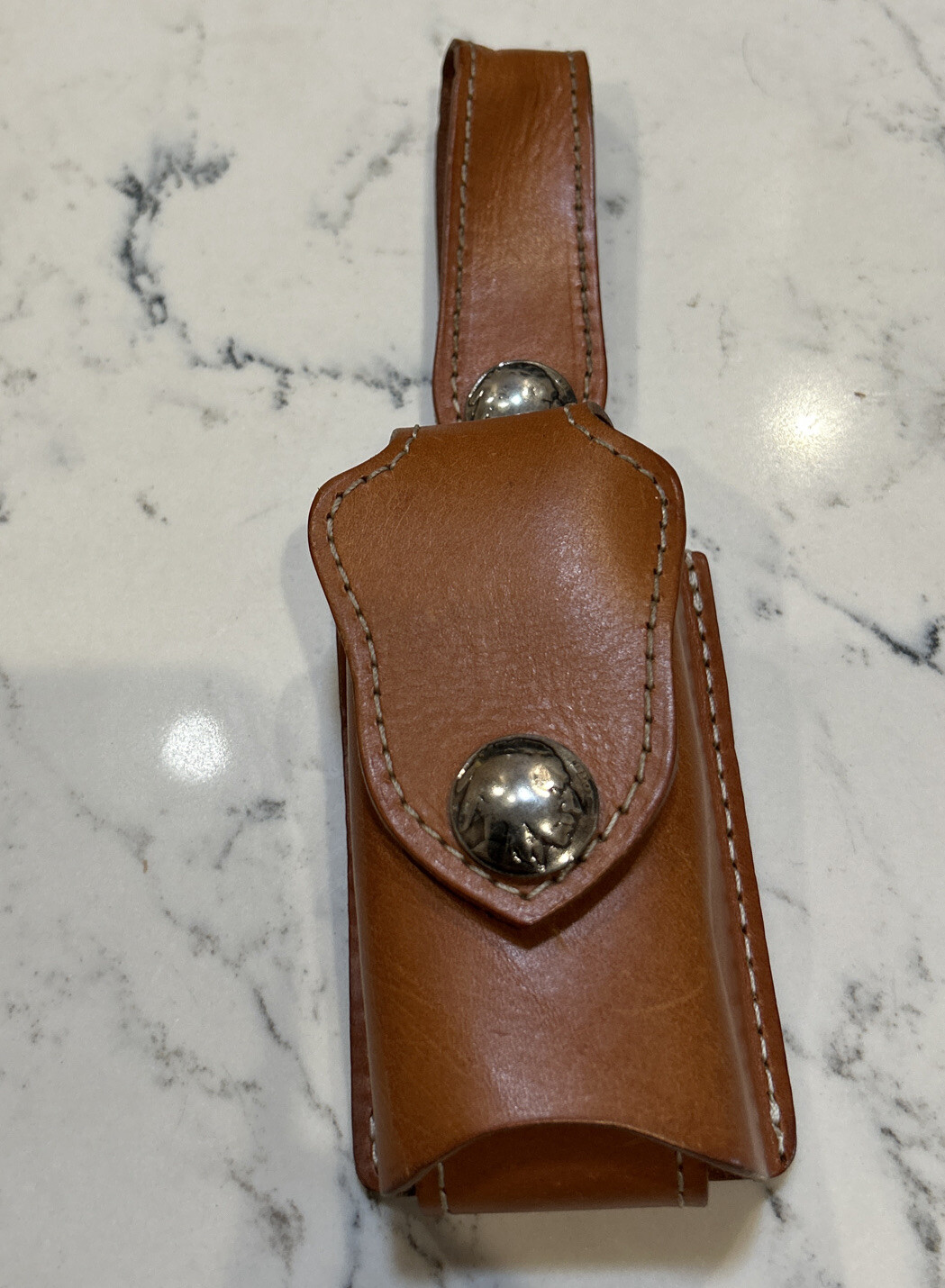 100% Leather Zippo Lighter Case. Leather. Clip To Your Belt N Keep Items Safe