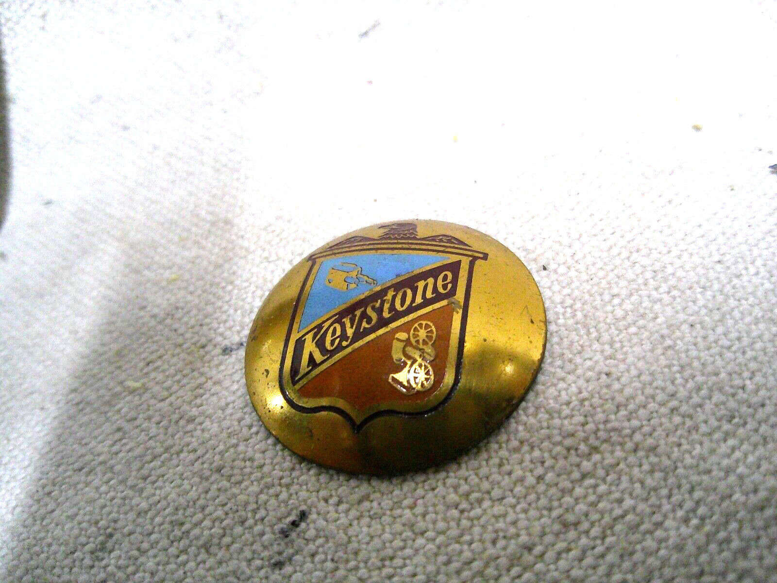 Vintage 1959 ? Audio Visual geek badge emblem Film projector video camera