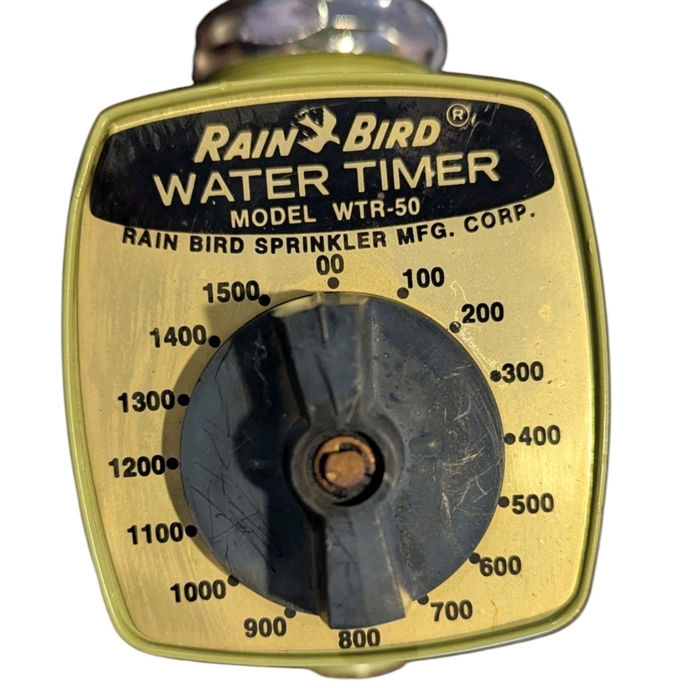 Rain Bird Water Timer WTR-50 by Minutes Clock (No Batteries Needed) Vintage