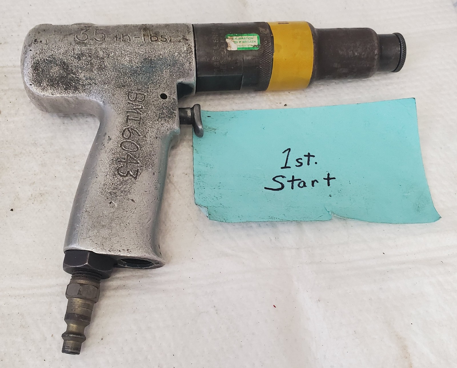 Cleco 8RSAPT-10 Pneumatic Pistol Grip 1/4" Air Tool Screwdriver/Nutrunner TTT-11