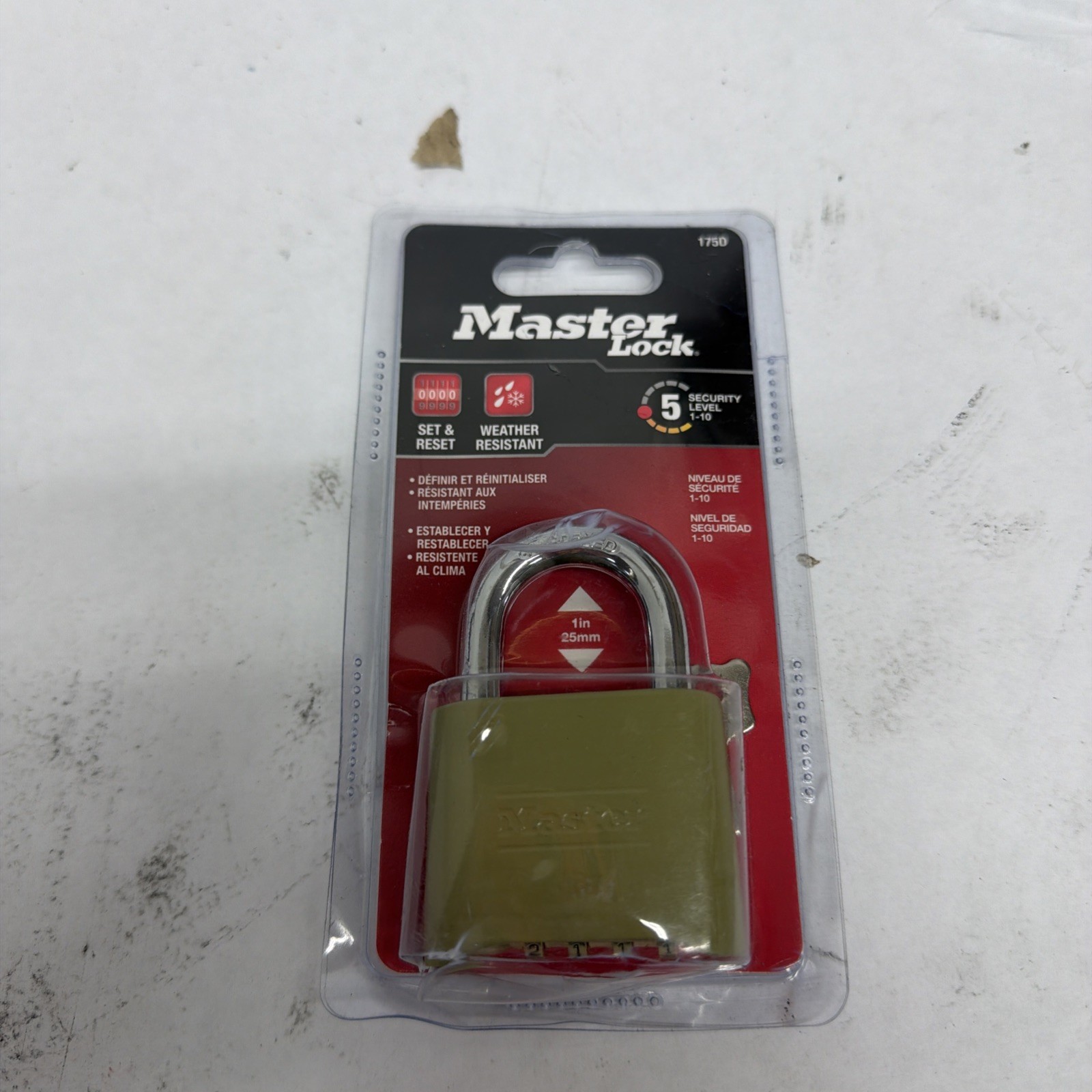Master Lock 175D Combination Padlock