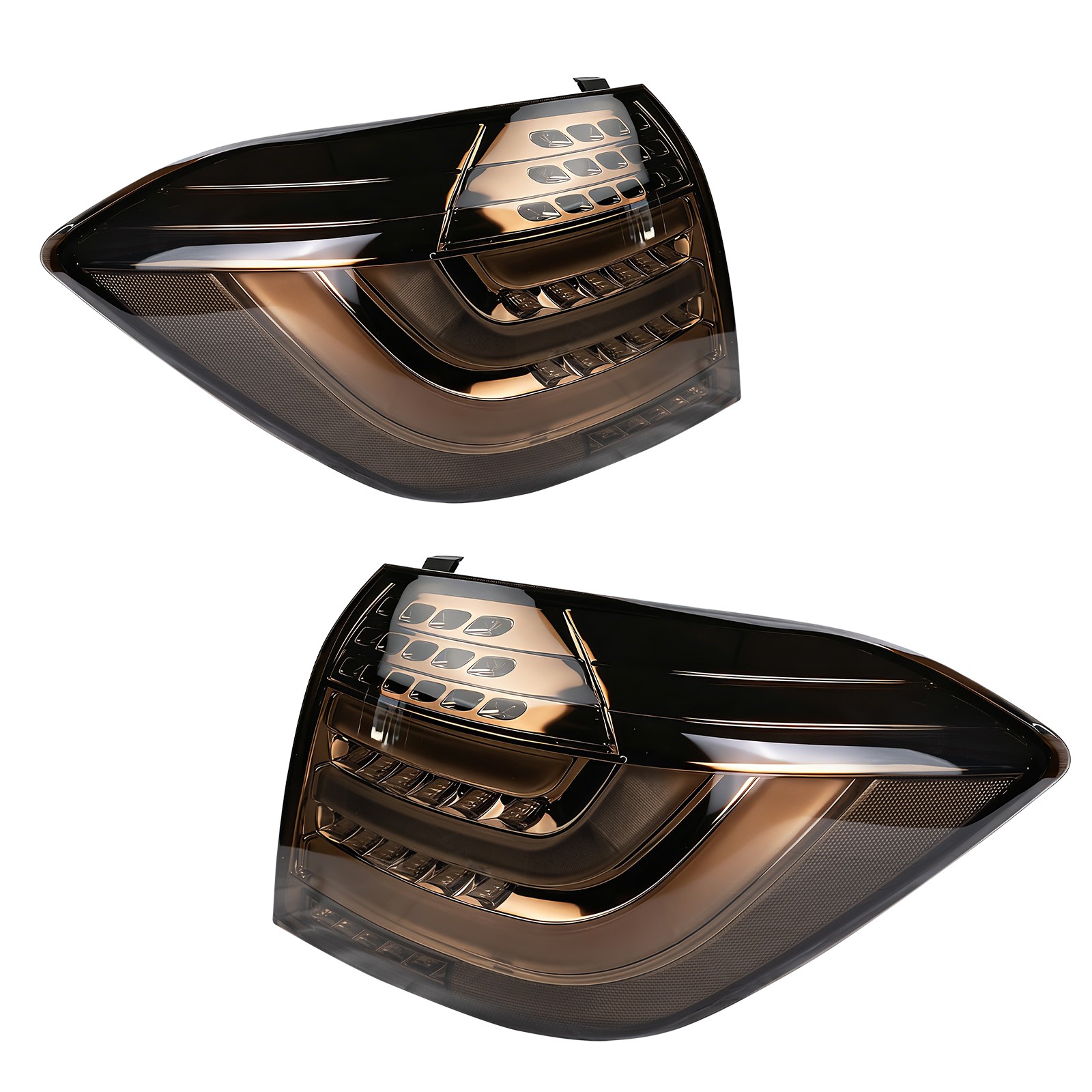 Smoked Lens LED Tail Lights Rear Lamps For 2011 2012 2013 Toyota Highlander