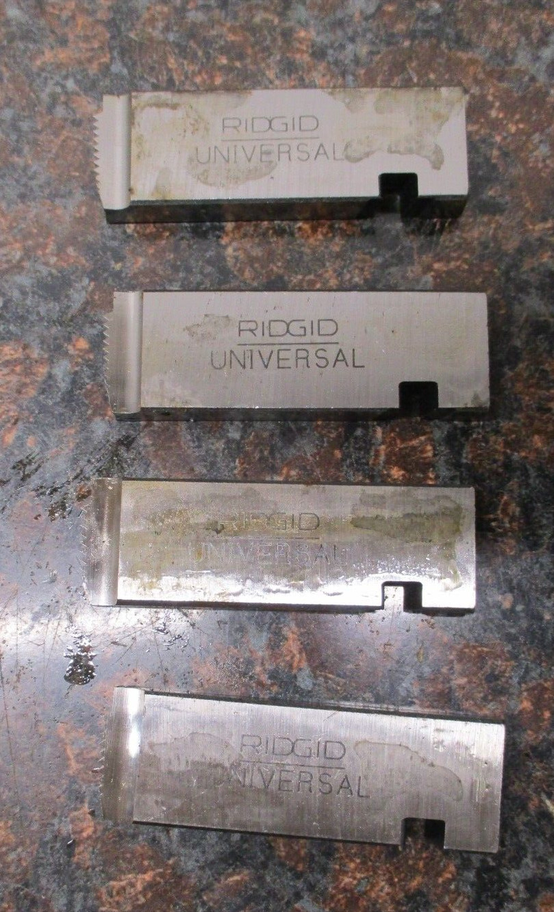 Ridgid 47745 Universal Dies 1/2" TO 3/4" - 14 Alloy RH USED FREE SHIPPING