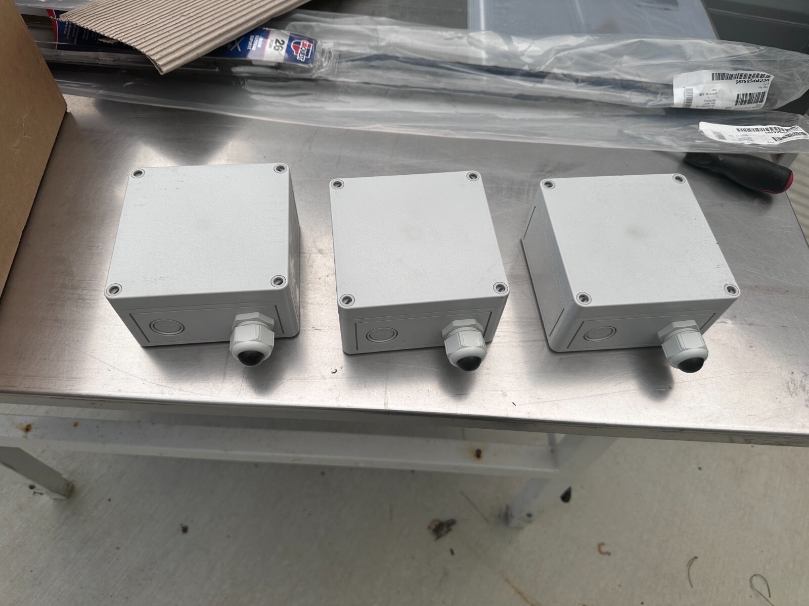 Wieland / fasis 99.540.9540.0 Junction Box Light 76 (Lot of 3)