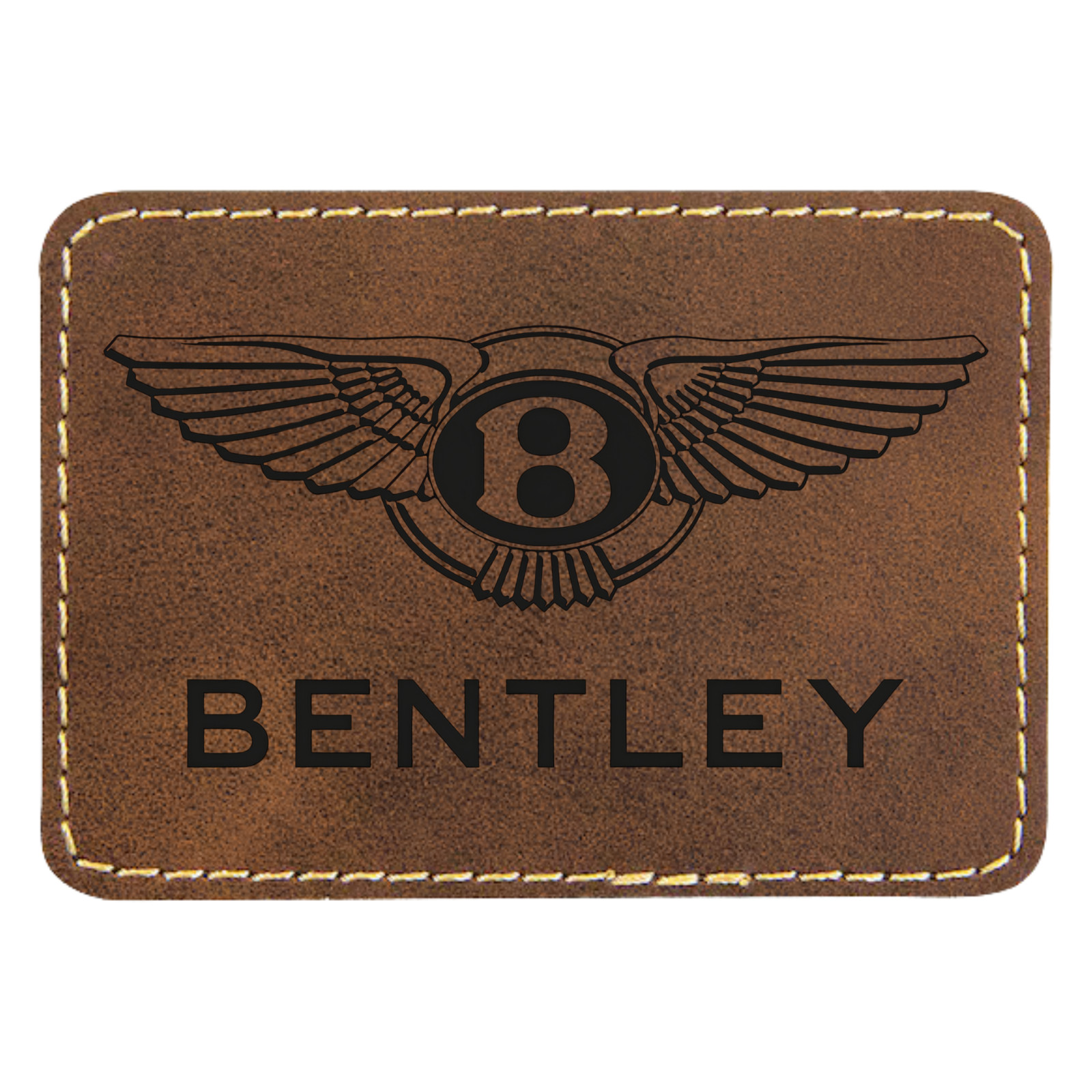 Bentley Arnage Leather Patch Iron On Luxury Automotive Classic Car Accessory