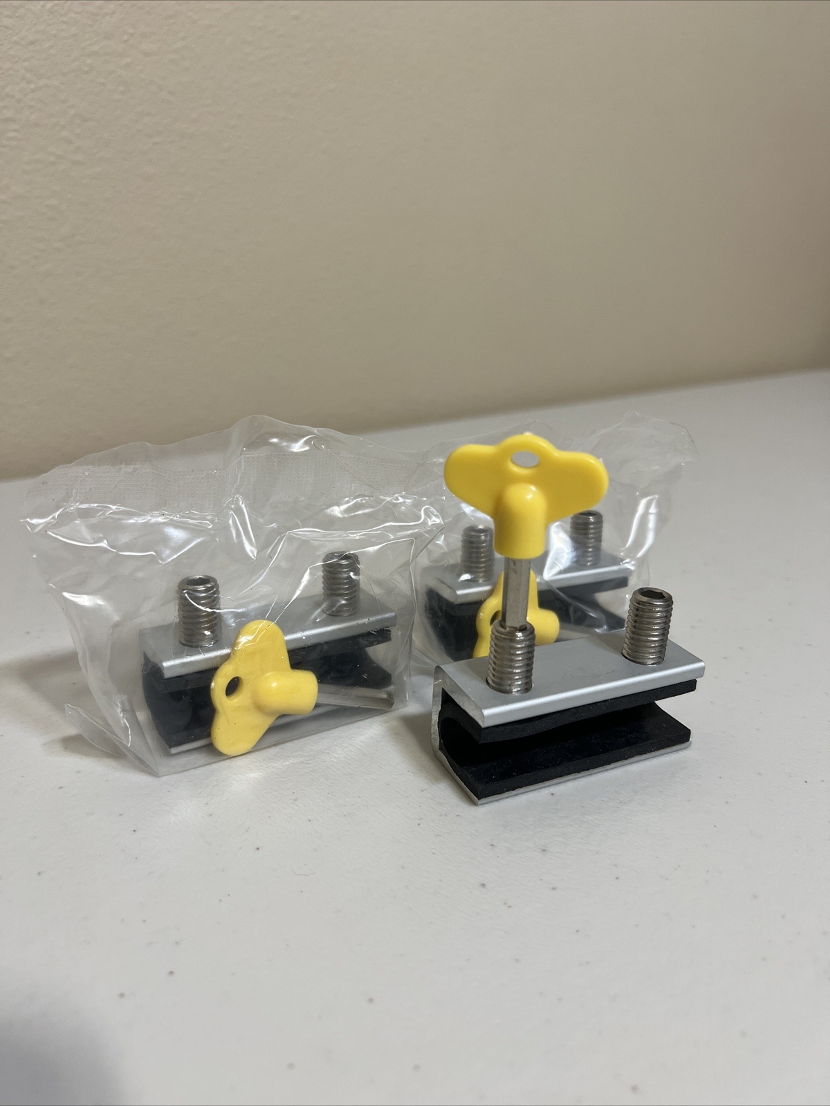 (Set Of 3) Window Lock Premium Sliding Window Locks Security Up and Down Window