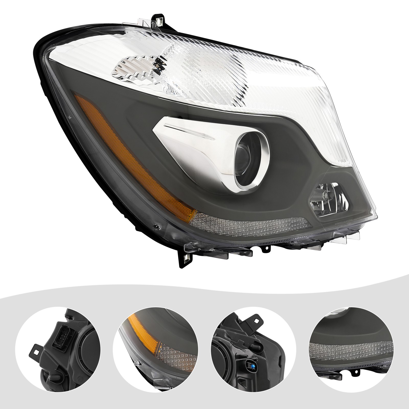 Right Headlight For 2014-2018 Freightliner /Mercedes Sprinter 2500 3500