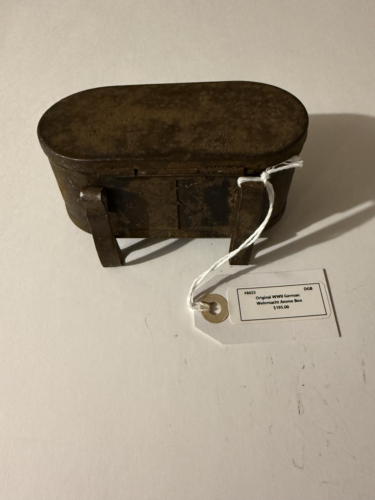 WW2 GERMAN METAL Wehrmacht AMMO BOX AMMUNITION CONTAINER WEHRMACHT