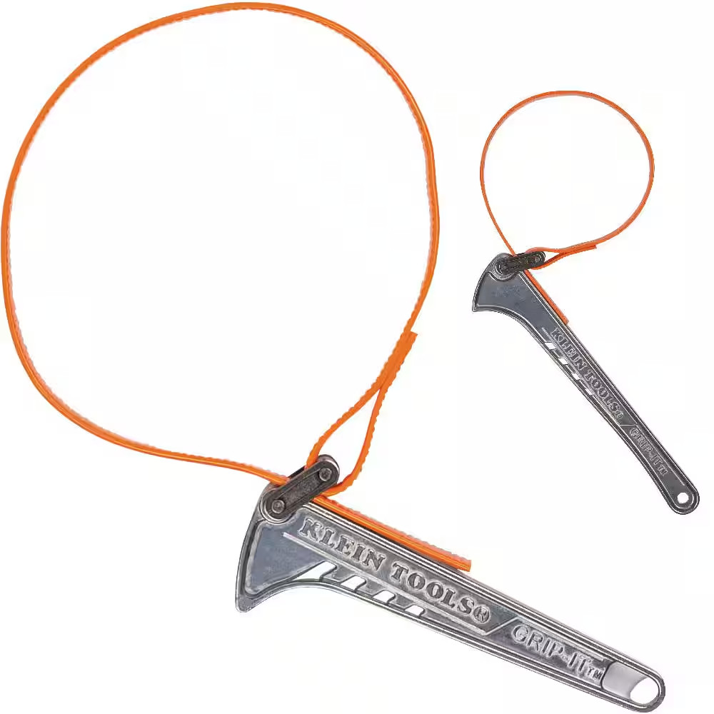 Grip-It Strap Wrench Set 6 In. and 12 In. Handles (2-Piece)