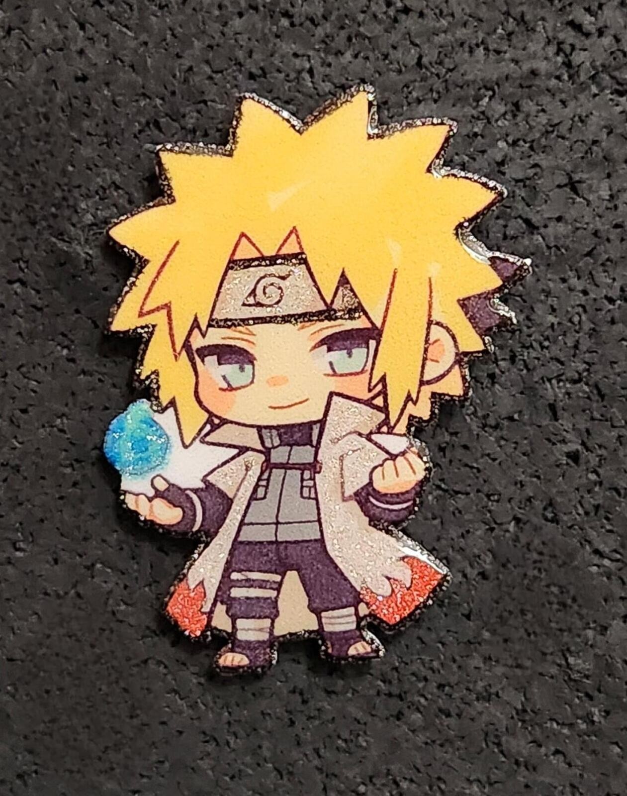 Minato glitter pin - Naurto