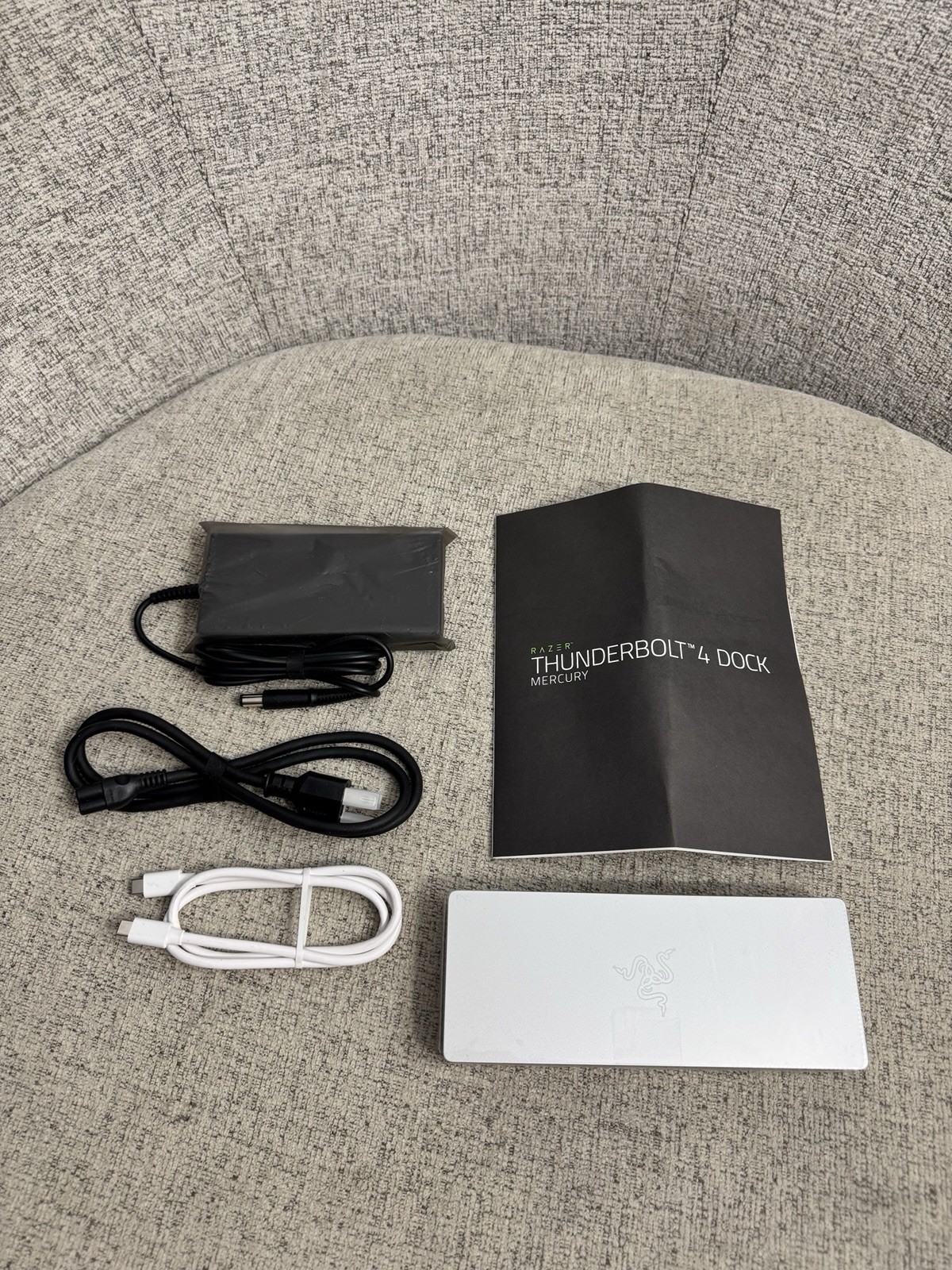 Razer Thunderbolt 4 Dock Mercury - Open Box - Never Used