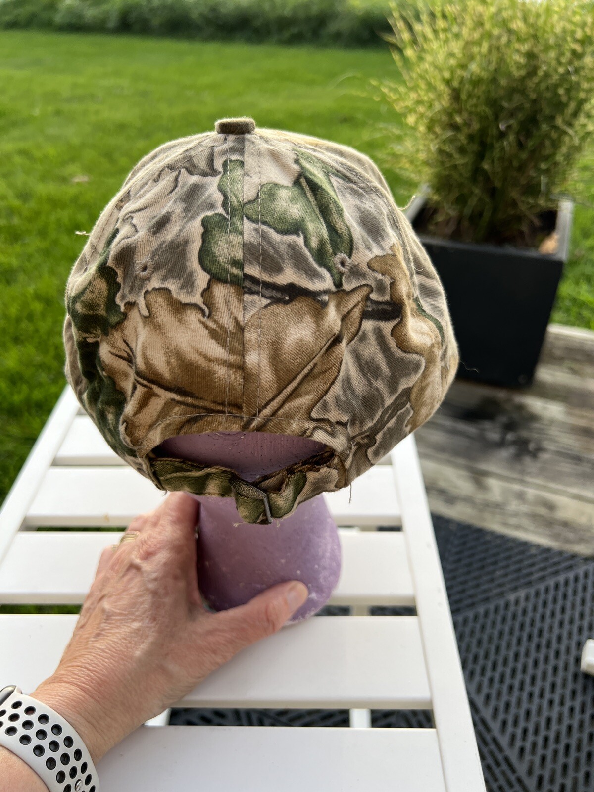 OVEOLIA Environmental Services Camouflage Hat Cap Strap Buckle Adj