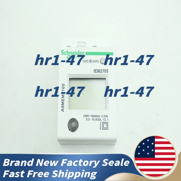 1 pcs NEW Schneider A9MEM2105 Single Phase kWh Meter Pulse Output Free Shipping