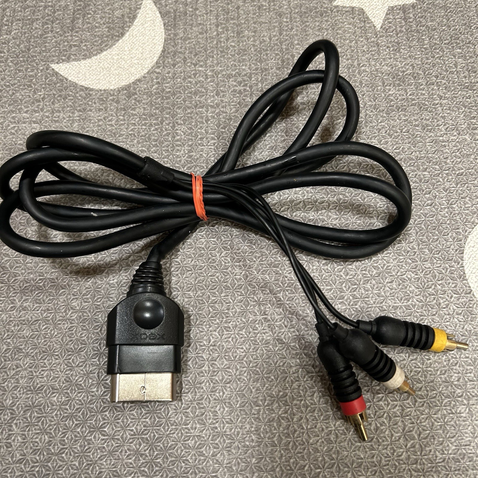 Genuine Original Xbox RCA AV Cable Cord Microsoft Authentic OEM