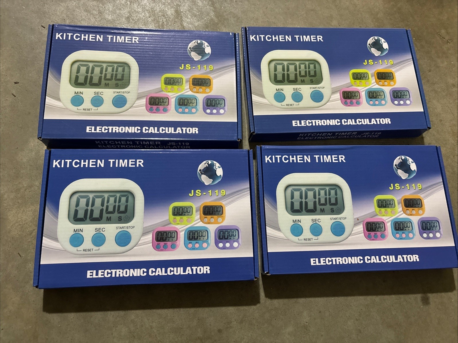6 Pack Multi-Function Electronic Timer, New. 4boxs。