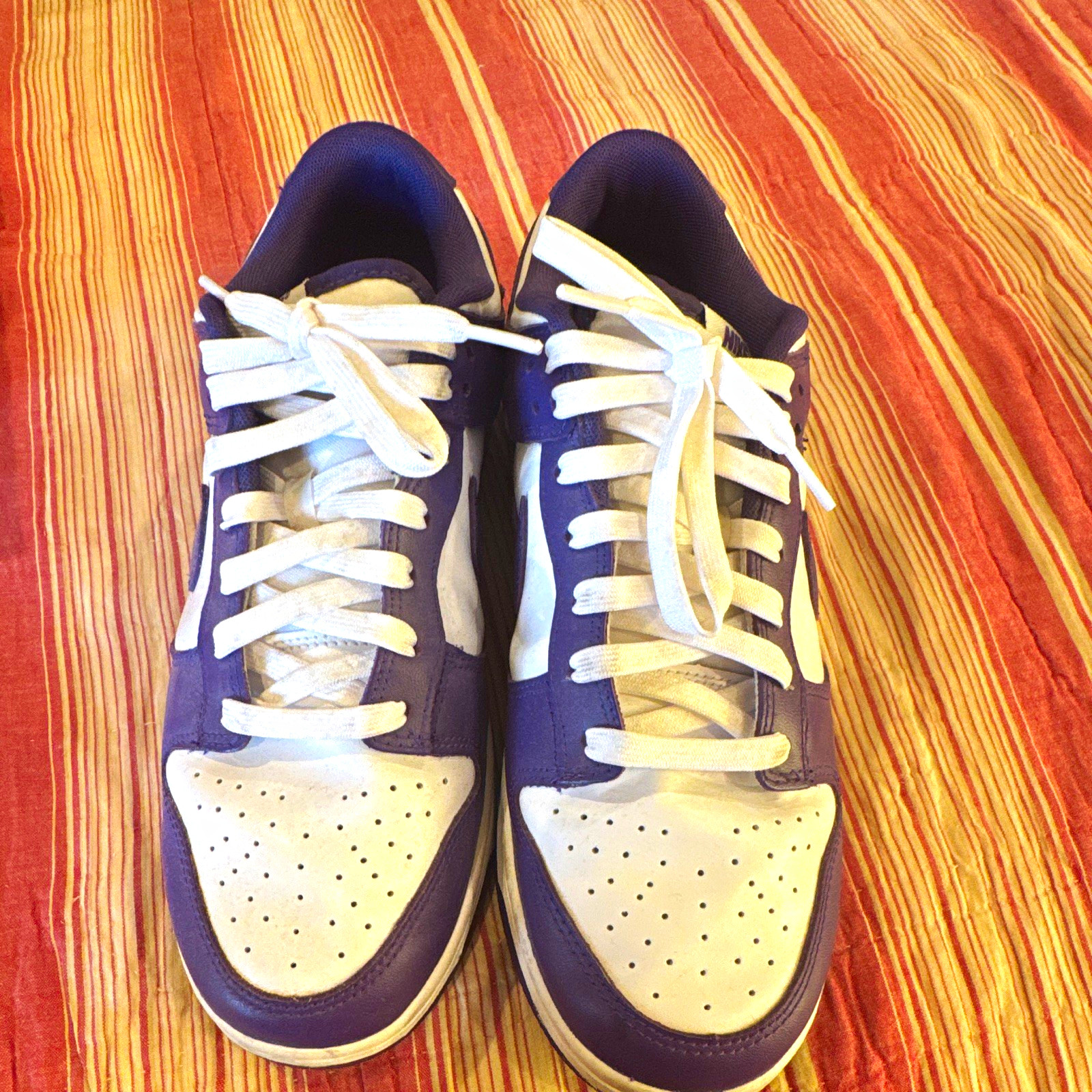 Nike Dunk Low Retro Championship Purple White/Court Purple Leather DD1391-104