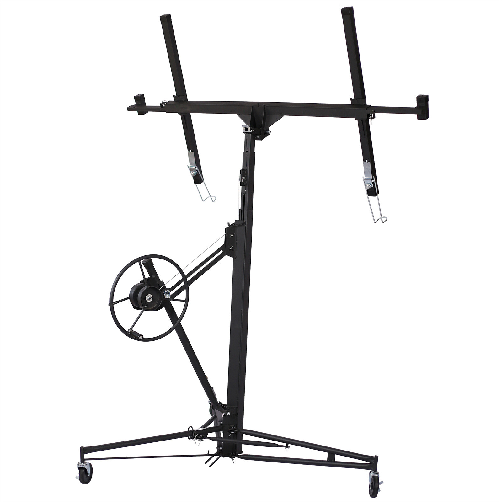13' Drywall Lift Panel Hoist Jack Lifter Construction Tools with Adjustable Arm