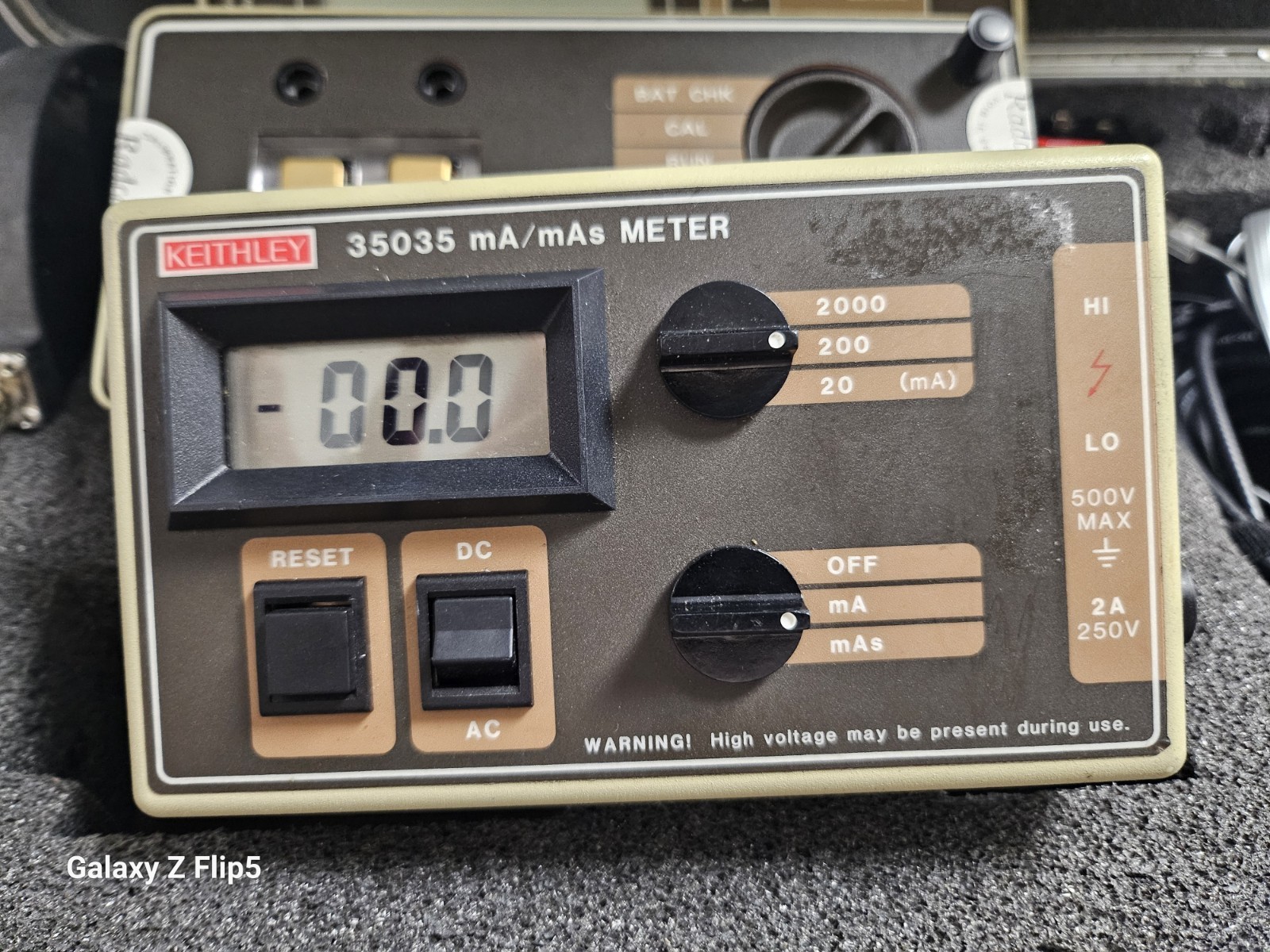 KEITHLEY 35050A DOSIMETER / kVp READOUT