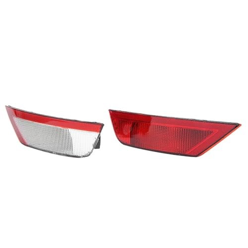 Pair Rear Bumper Reflectors Reflex Lights Red Lens Compatible with Fo rd
