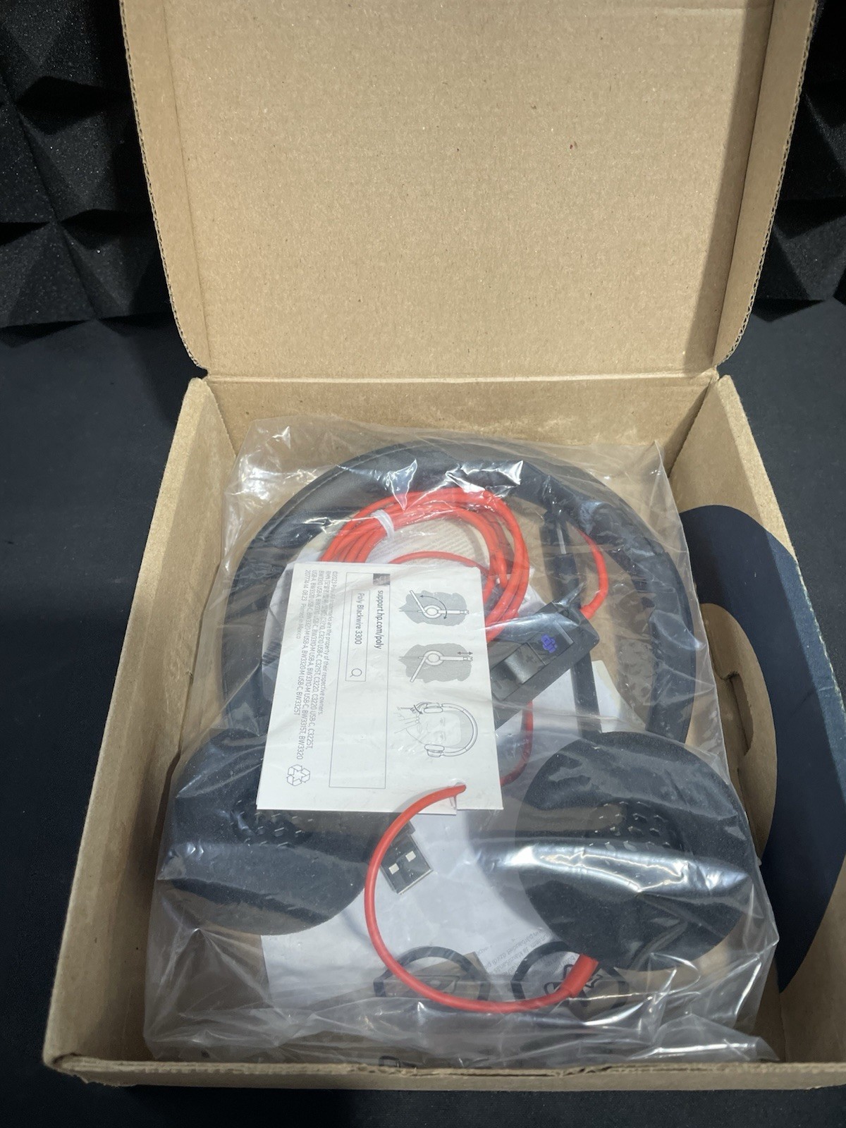 Poly Blackwire C3320-M Stereo USB-C/A Headset 8X220AA Open Box