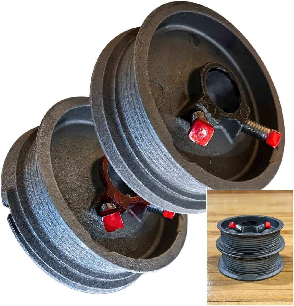 Garage Door Cable Drums Set – Compatible with Chamberlain & Roll Up Garage Doo