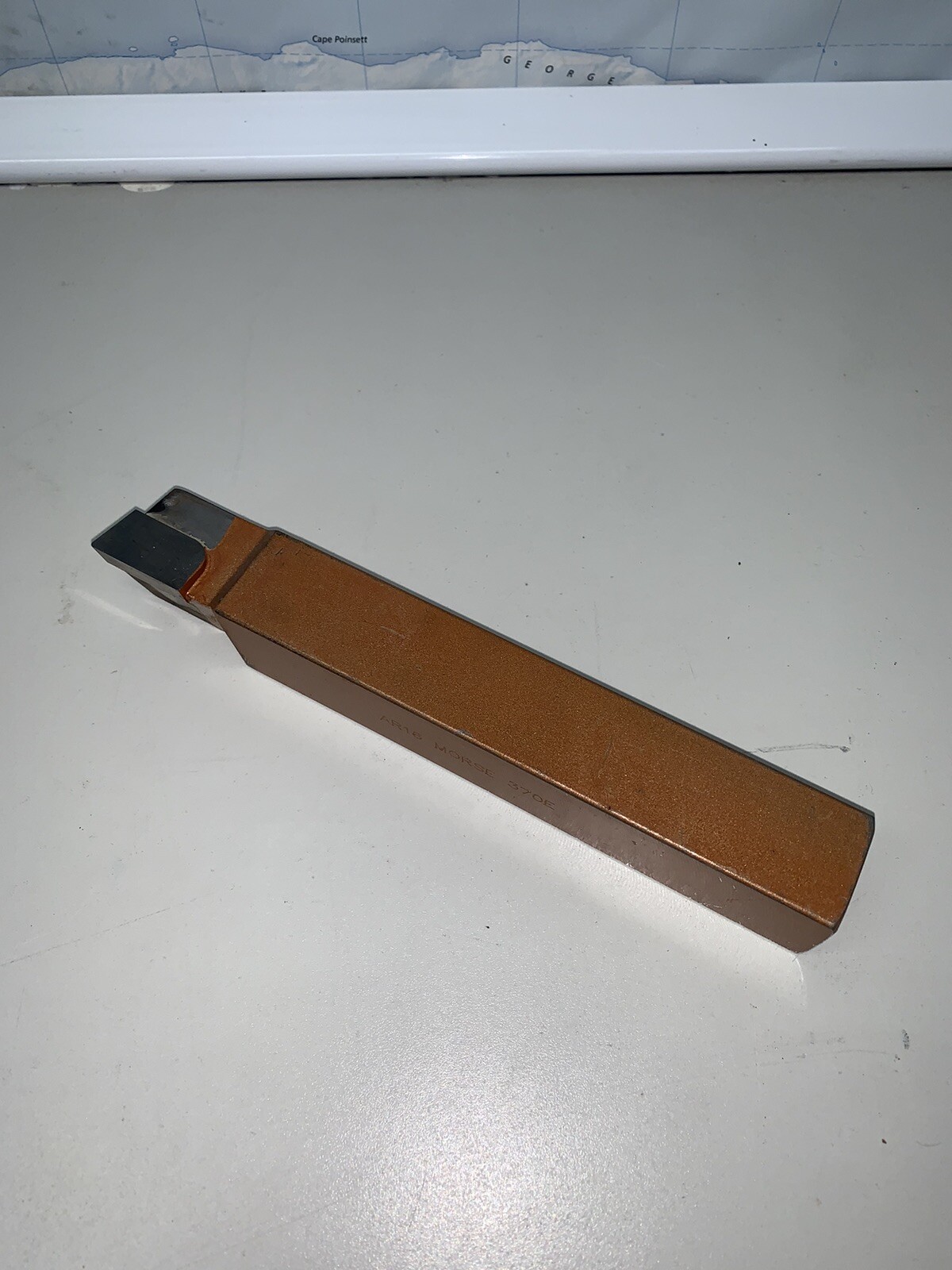 (2) AR16 MORSE 370E CARBIDE  TIPPED  RIGHT CUTTING  TOOL  LATHE  1”x1”x7”