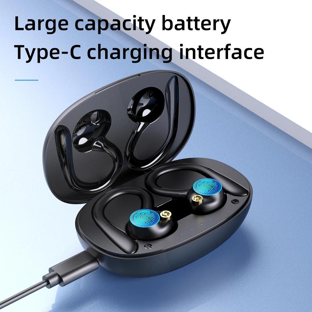 Headphones Wireless Earbuds 60hrs Playback Over-Ear IPX7 Waterproof Earphones US