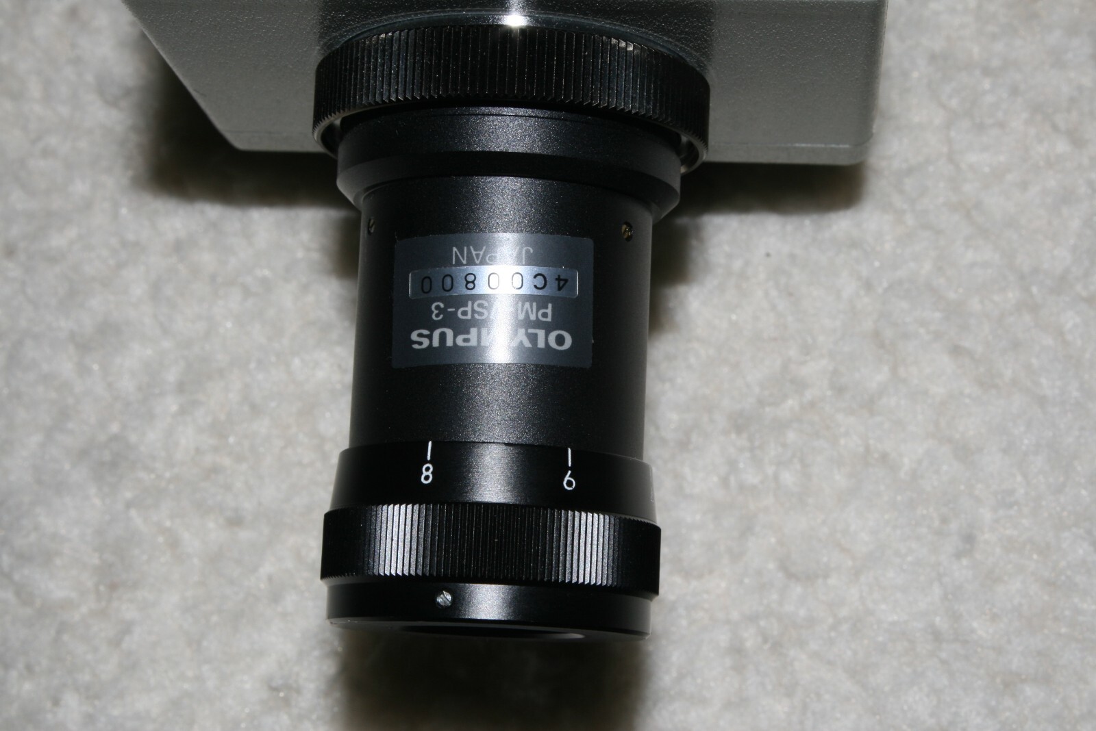 OLYMPUS MICROSCOPE CAMERA ATTACHMENT PM-PB20 W. Olympus Eyepiece ,Adapter, Cable