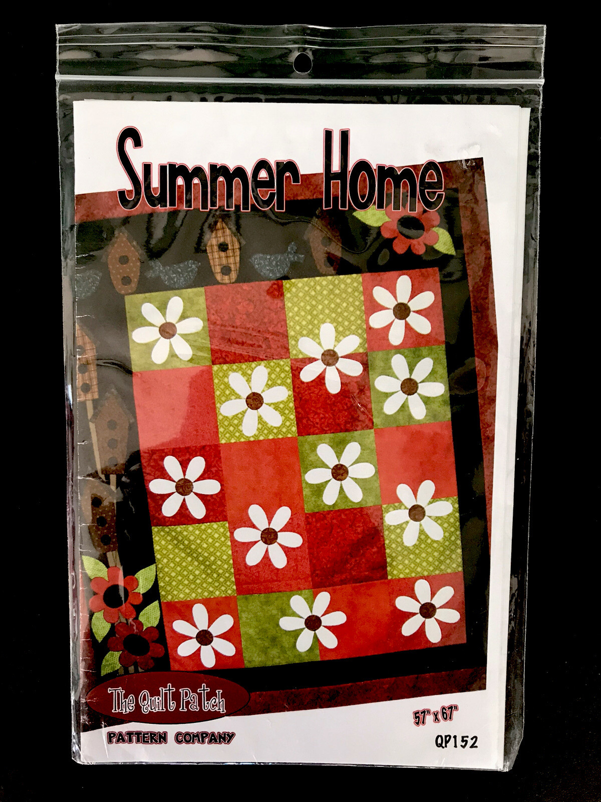 New The Quilt Patch Summer Home 57 X 67  Sewing Pattern 152